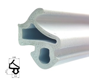 Uszczelka do okien S-1127A VEKA Szara