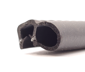 Uszczelka krawędziowa boczna zbrojona rozgiętaT-24R na krawędź 2-5 mm