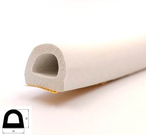 Uszczelka samoprzylepna SD-55 (14x12) DGP Biała