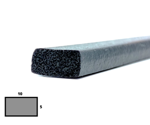 Uszczelka płaskownik porowaty 5x10 EPDM