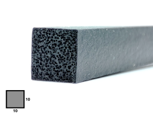 Uszczelka płaskownik porowaty 10x10 EPDM