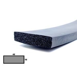 Uszczelka płaskownik porowaty 10x40 EPDM