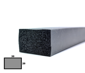 Uszczelka płaskownik porowaty 20x30 EPDM