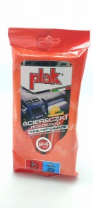 PLAK Ściereczki do kokpitu Nabłyszczające Pomarańcza