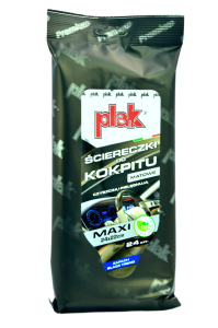 PLAK Ściereczki do kokpitu Matowe Black Trend MAXI