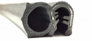 Uszczelka krawędziowa zbrojona boczna do drzwi T-29 na krawędź  4-6,5 mm